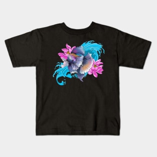 Betta Siamese Fighting Fish Kids T-Shirt